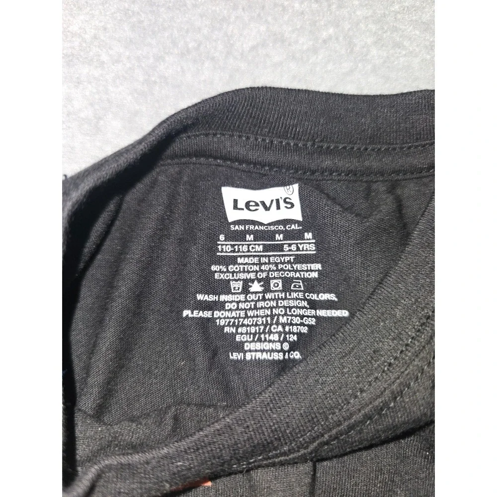 Levis Boys Motocross Graphic Tee and Camo Cargo Shorts 2pc Set NWT Size 4 6